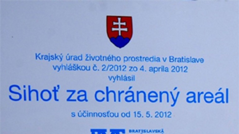 Nechcú na sihoti cyklotrasu, poľovanie a ťažbu dreva - Sihot tabula