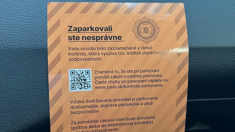 Pokuta parkovanie PAAS