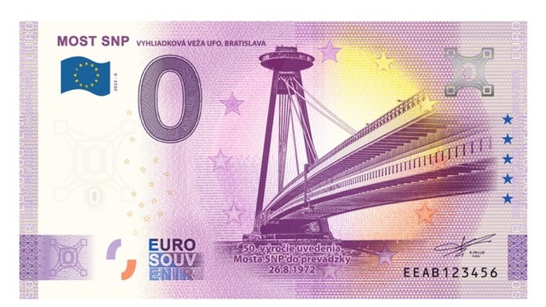 nula eurová bankovka