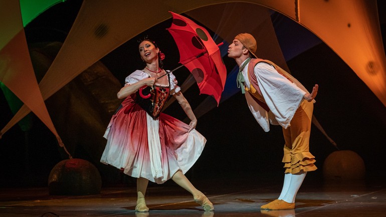 Viktória Šimončíková (Lienka Marienka), Viacheslav Kruť (Svätojanko)