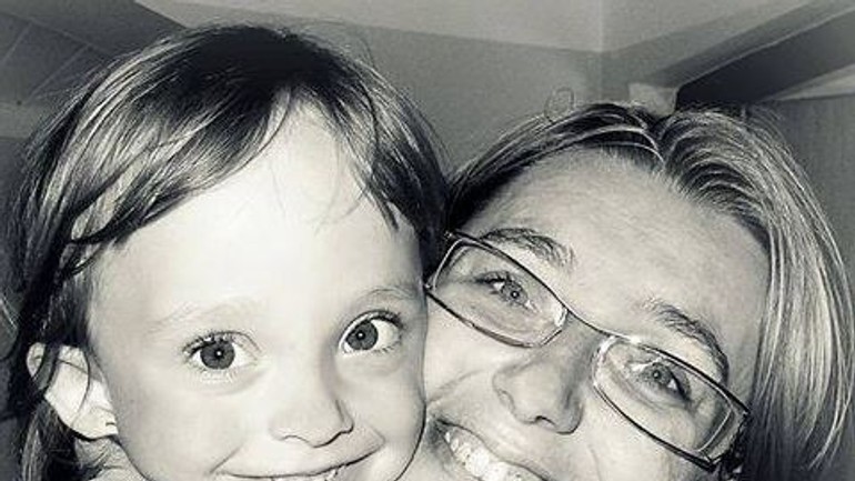 Slovenka žijúca v Chorvátsku Mirka Kelečic s dcérou