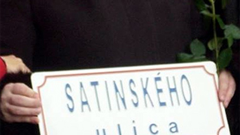 Július satinský už má v centre svoju ulicu - satinskeho_ulica