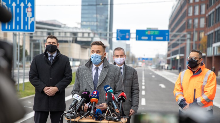 Matúš Vallo otvorenie ulice Mlynské nivy