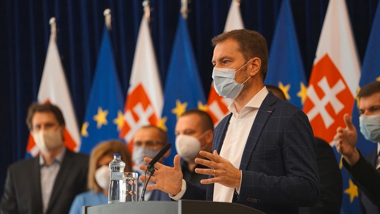 Premiér Igor Matovič