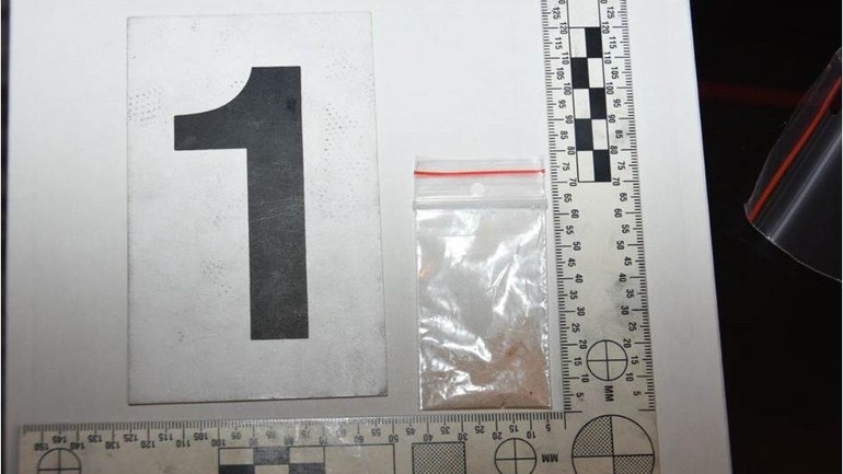 Zadržanie  - drogy metamfetamín