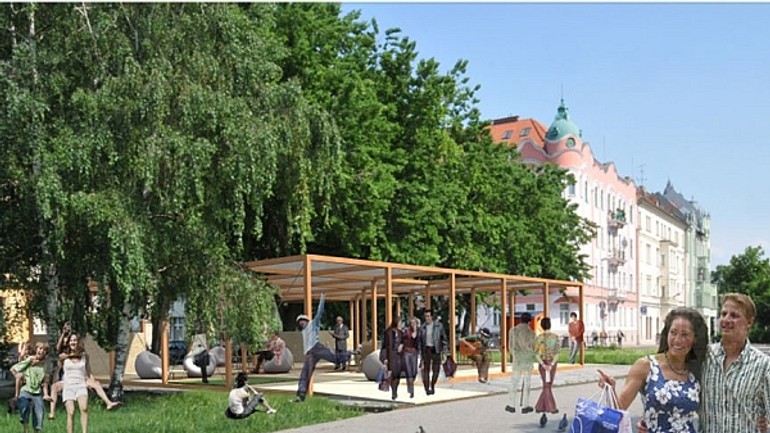 Na šafárikovom námestí pribudne pavilón, lavičky a ihrisko - Safko1