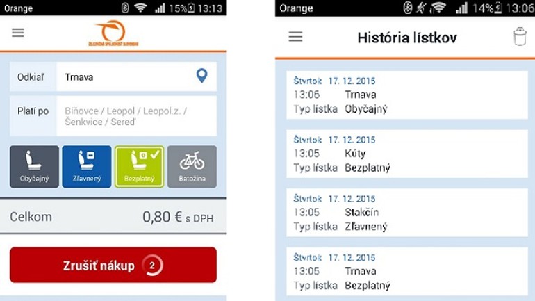 Už aj do vlakov si budete môcť kúpiť cestovný lístok formou sms - Lístok SMS1