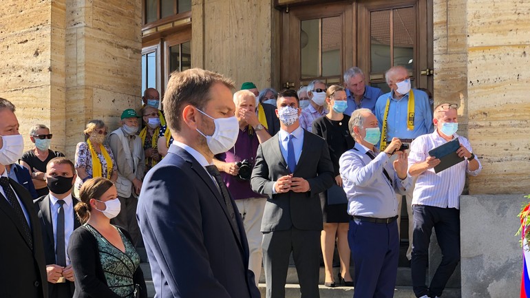 Premiér Matovič pri pietnej spomienke na august 1968