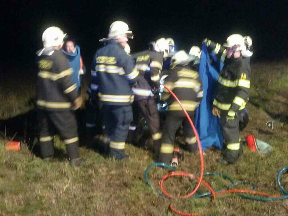 Čelná zrážka pri Šamoríne 23.11. 2017