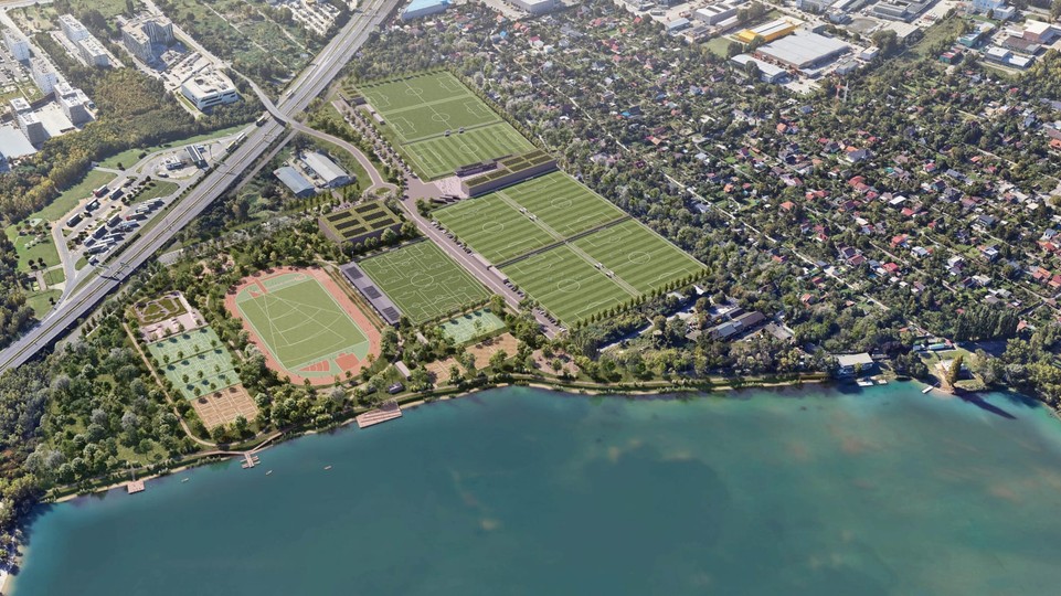 Na Zlatých pieskoch má vyrásť obrovský športový areál s osmimi futbalovými ihriskami či atletickým štadiónom