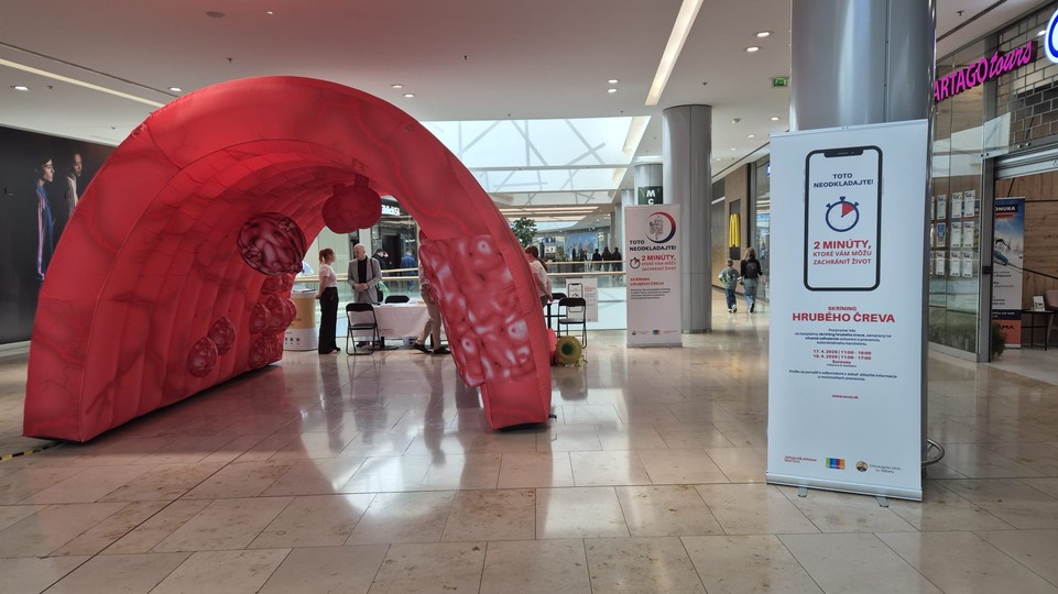 V OC  Eurovea si môžete nechať poradiť o prevencii rakoviny hrubého čreva