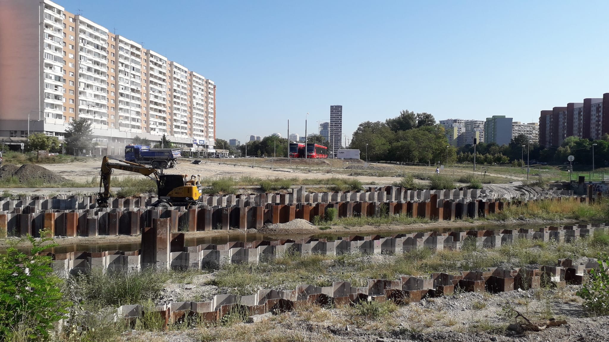 VIDEO z vtáčej perspektívy: Ako vyzerá výstavba električkovej trate v ...